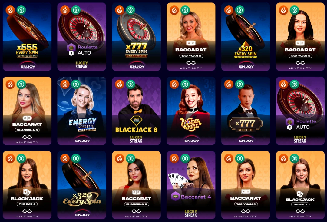 Charmius live casino